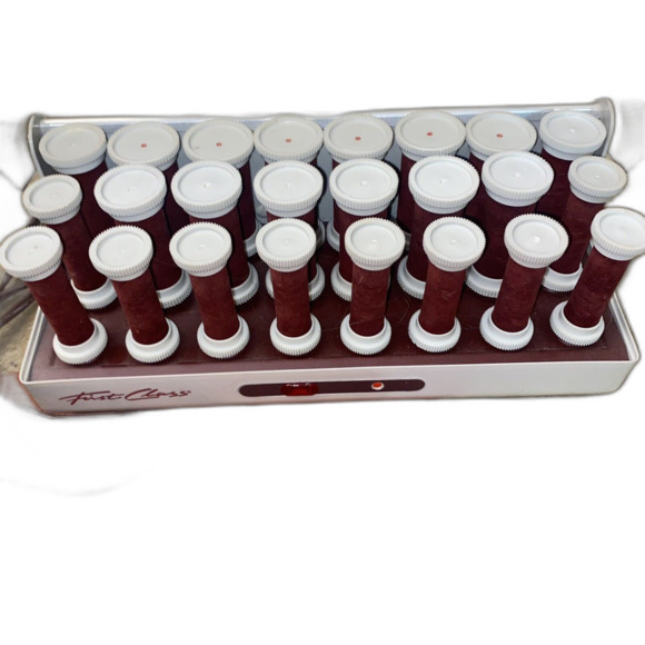 Windmere 20 Hot Rollers Velvet Flocked Curlers Pageant SS-203 Working Heats Up - Picture 5 of 10